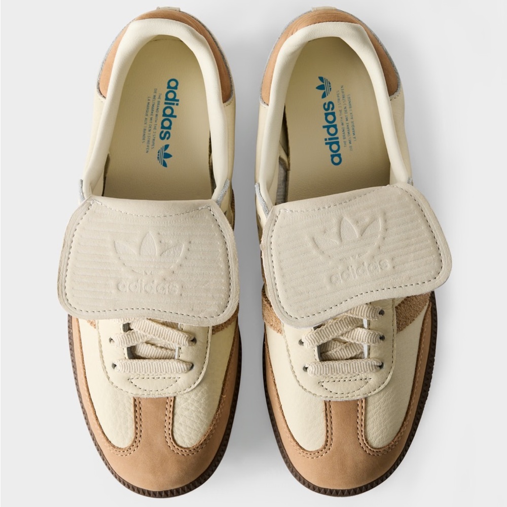Adidas Samba in Cream and Brown - Picture 2 of 10